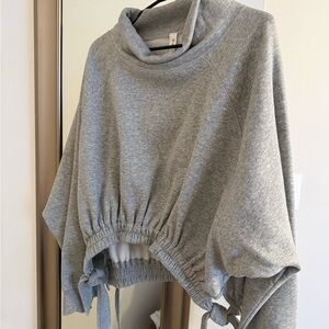 Anthropologie Daily Practice funnel neck sweatshirt